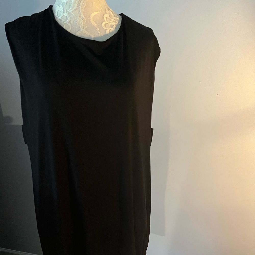 Bar III Black Cocktail Dress with Side Cutouts